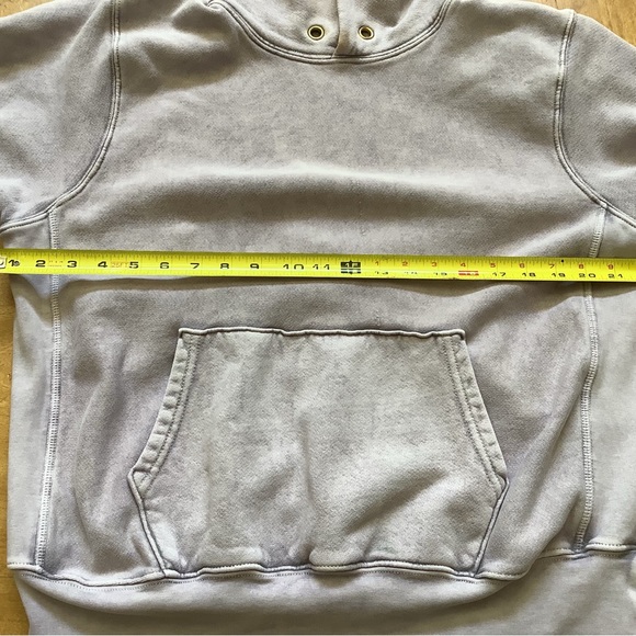 Les Tien Unisex Heavyweight Crew Neck Sweatshirt Size Small Light Purple FLAWS - Picture 3 of 11